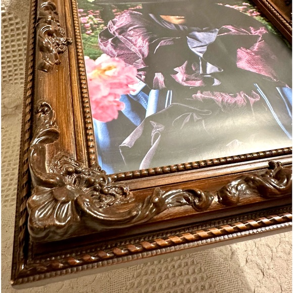 Victorian Ornate 3D Photo  Picture Frame Dark Brown Wood  Wall Mounted 11x13 - Picture 8 of 16